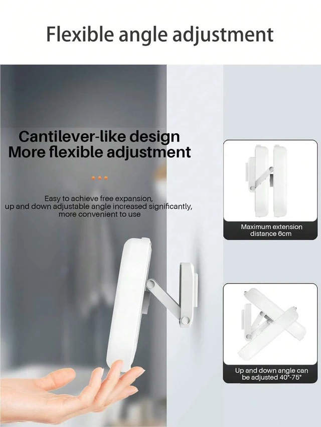 Alt view image 6 of 7 - Bks 360° Rotation Waterproof Shower Phone Holder, Retractable, Angle Adjustable, Anti-Fog Touch Screen Case Mount Box For Bathroom Wall Mirror Bathtub Kitchen Compatible With IPhone Android