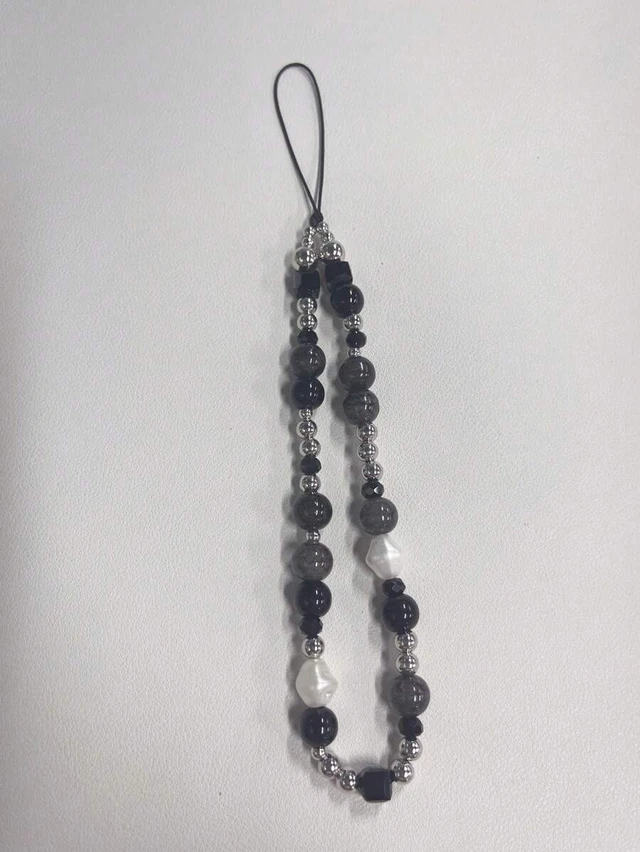 Alt view image 4 of 7 - Bks Handmade Beaded Chain Pendant Phone Charm Compatible With CCD Cameras Mobile Cases Creative Design Gift for Mother Family