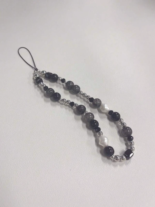 Alt view image 5 of 7 - Bks Handmade Beaded Chain Pendant Phone Charm Compatible With CCD Cameras Mobile Cases Creative Design Gift for Mother Family