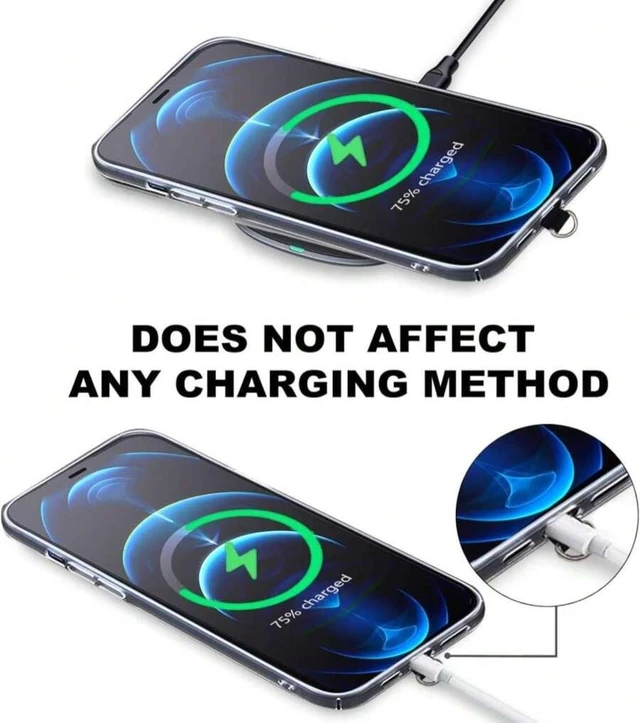 Alt view image 6 of 7 - Bks 2 Pack Phone Tether Tab, Smartphone Lanyard Connector for Charging Port, Ultra-Thin Safety Strap Replacement Part