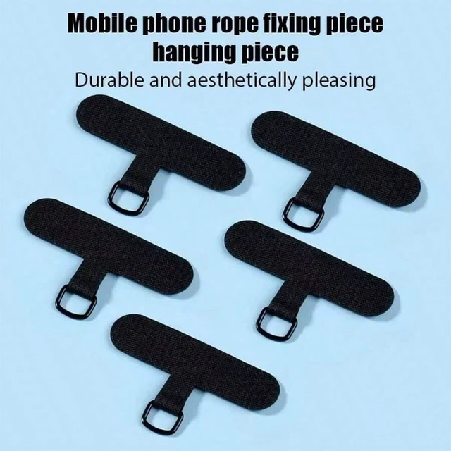 Alt view image 3 of 7 - Bks 6 Pack Universal Phone Lanyard Tether Straps No Adhesive Mobile Case Strap for All Smartphones Black