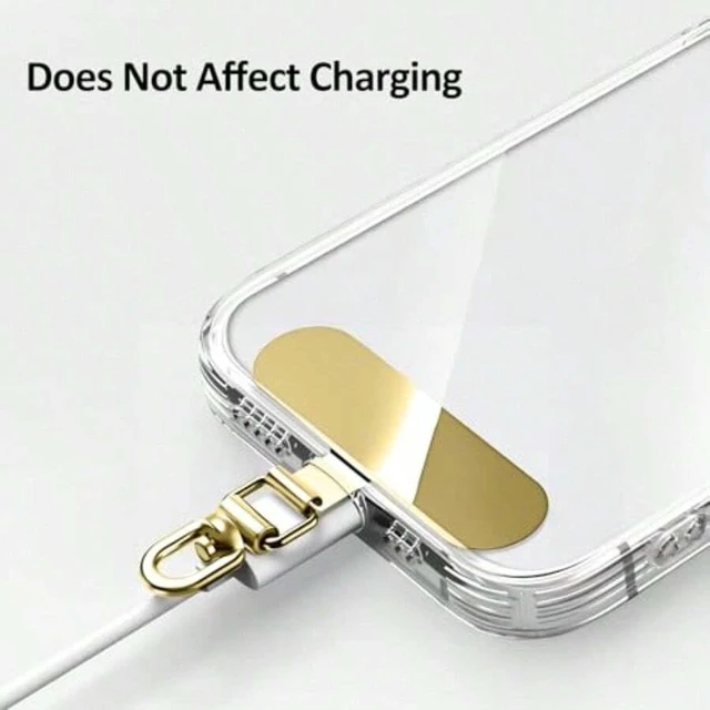 Alt view image 4 of 7 - Bks 360 Rotatable Metal Phone Tether Tab for iPhone Lanyard Replacement Part Fits All Full Cases