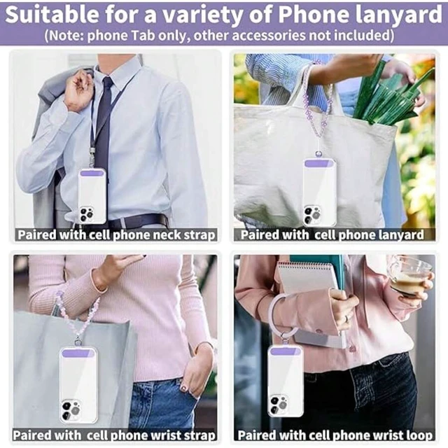 Alt view image 2 of 5 - Bks Phone Lanyard Patch Strap Compatible With iPhone Android Smartphone Case Full Cover Wireless Charging Durable Oxford Cloth Metal Buckle