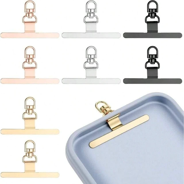 Main image of Bks Stainless Steel Phone Tether Tab 360 Rotatable Universal Lanyard Pad Strap Compatible Wristband Crossbody Gift
