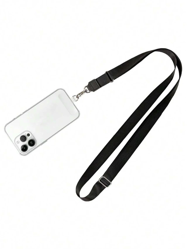 Alt view image 2 of 7 - Bks 1pcs Adjustable Phone Lanyard 21.65 Inch Neck Strap Anti-Theft Crossbody Clip For Secure Smartphone Carrying