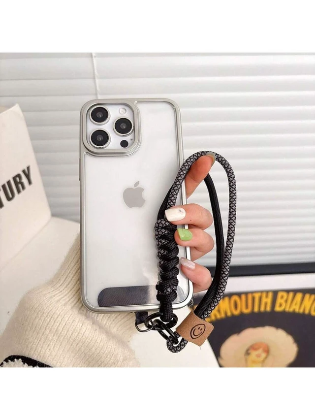 Alt view image 3 of 5 - Bks Adjustable Crossbody Phone Lanyard with Wallet Clip, Anti-Lost Strap for Android and Most Smartphones, Portable Comfortable Wrist Chain Gift