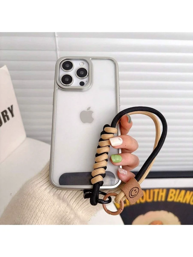 Alt view image 4 of 5 - Bks Adjustable Crossbody Phone Lanyard with Wallet Clip, Anti-Lost Strap for Android and Most Smartphones, Portable Comfortable Wrist Chain Gift