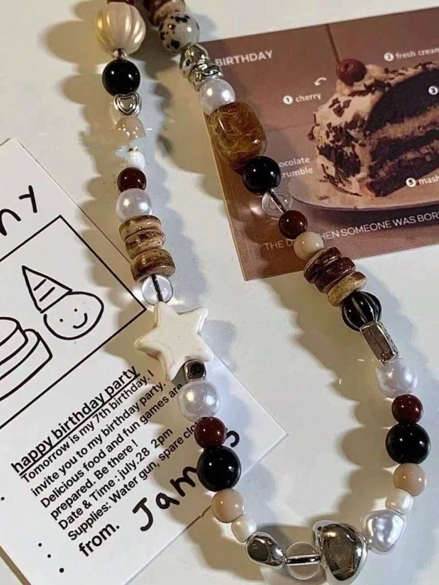 Alt view image 3 of 3 - Bks Retro Brown Leopard Cat Beaded Phone Lanyard Short Wrist Strap Charm Camera Hanging Accessory For Women