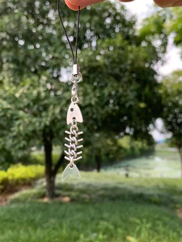 Alt view image 2 of 3 - Bks Phone Lanyard Silver Chain Strap Gift for Mother Family Birthday Holiday Design Gifts Friends