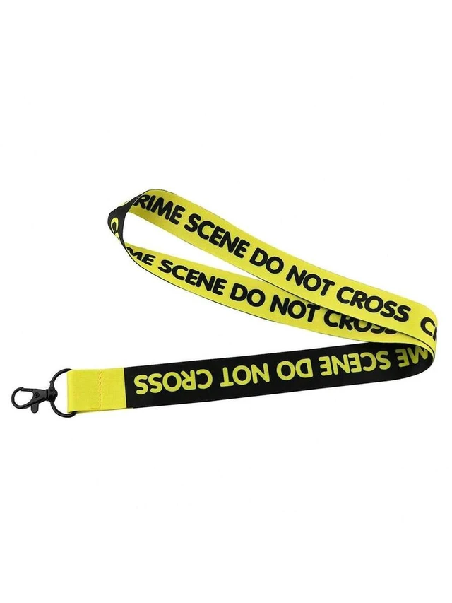Alt view image 6 of 7 - Bks Do Not Cross Crime Scene I Dissent Judge Phone Lanyard Woven Strap Keychain Long Decorative Pendant Bag Charms for Teacher Friend Sister Mother Father Graduation Gift