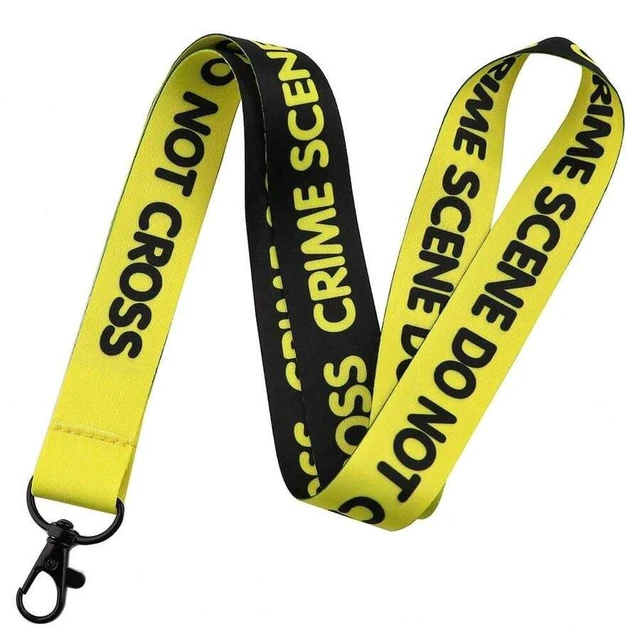 Alt view image 4 of 7 - Bks Do Not Cross Crime Scene I Dissent Judge Phone Lanyard Woven Strap Keychain Long Decorative Pendant Bag Charms for Teacher Friend Sister Mother Father Graduation Gift