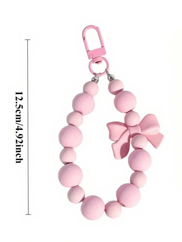 Alt view image 2 of 3 - Bks Acrylic Butterfly Phone Lanyard Keychain Anti-Lost Wrist Strap Bag Charm for Earphone Case Backpack School Y2k Gift
