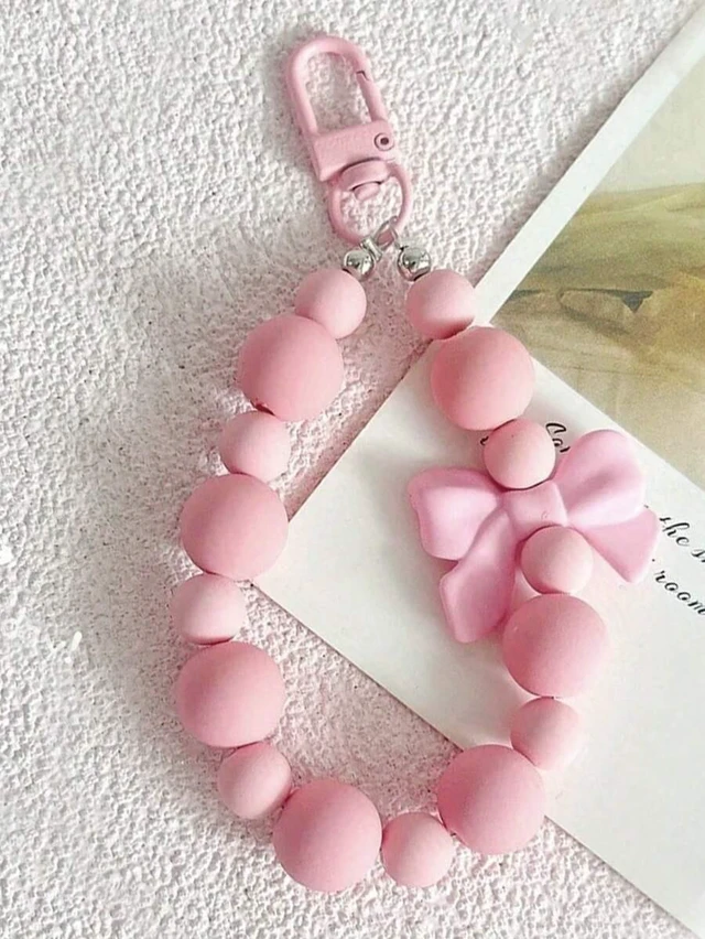 Alt view image 3 of 3 - Bks Acrylic Butterfly Phone Lanyard Keychain Anti-Lost Wrist Strap Bag Charm for Earphone Case Backpack School Y2k Gift