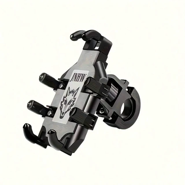 Alt view image 6 of 7 - Bks Motorcycle Phone Stand Shock-Absorbing Mount for Car Electric Vehicle Navigation Safe Stable