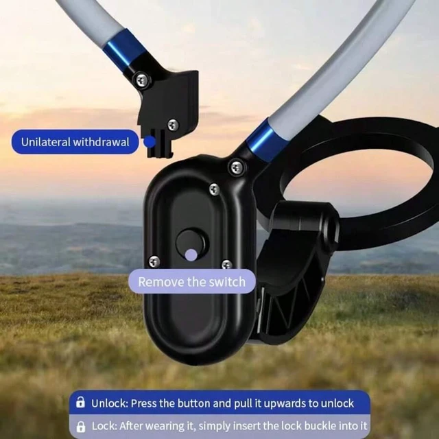 Alt view image 5 of 7 - Bks Magnetic Neck Mount For Phones Hand Free POV Vlog Selfie Holder Chest Strap Video Recording Compatible With iPhone Android