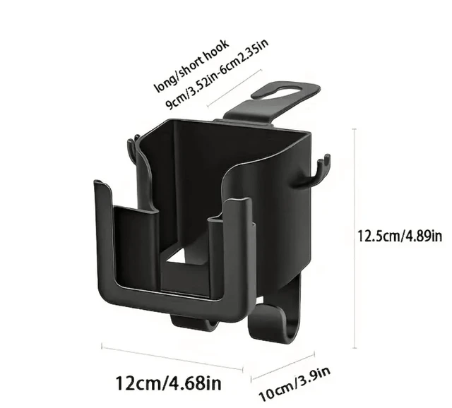 Main image of Bks Car Seat Back Storage Rack with Cup Holder Phone Stand Hook for Most Vehicles Multi Functional