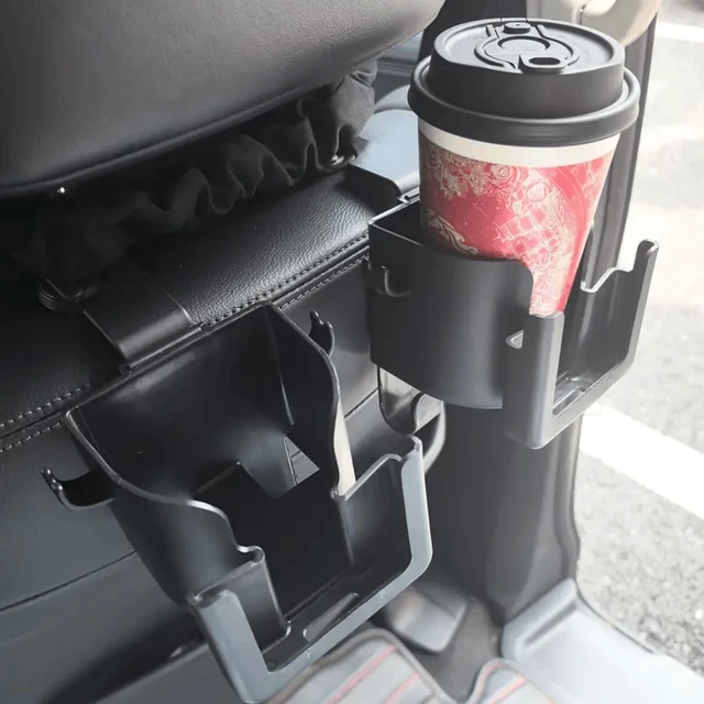 Alt view image 5 of 7 - Bks Car Seat Back Storage Rack with Cup Holder Phone Stand Hook for Most Vehicles Multi Functional