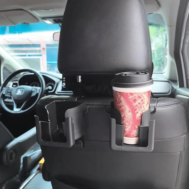 Alt view image 7 of 7 - Bks Car Seat Back Storage Rack with Cup Holder Phone Stand Hook for Most Vehicles Multi Functional