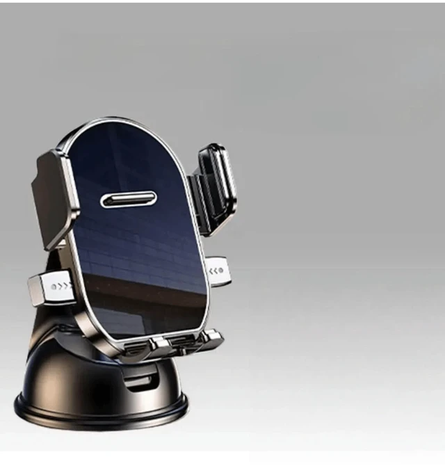 Alt view image 6 of 7 - Bks 360 Adjustable Suction Cup Car Phone Holder, Landscape Portrait Dashboard Navigation Mount, Compact Stylish Design, Universal Auto-Lock Anti-Shake Stand