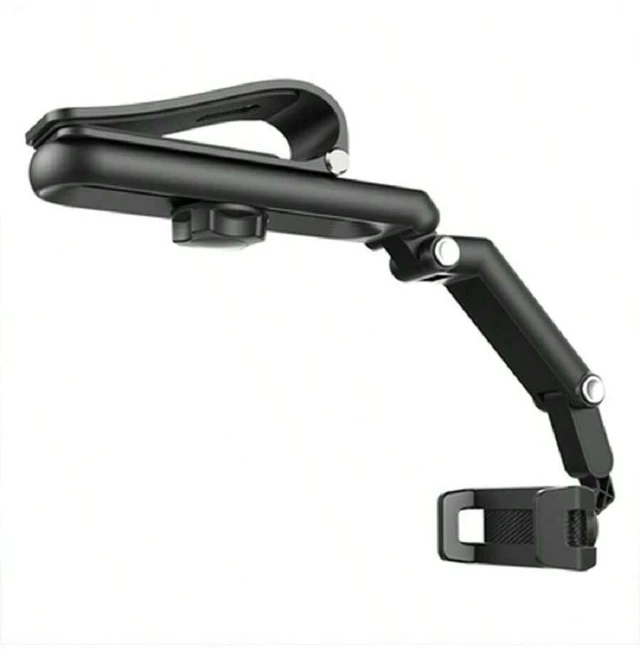 Main image of Bks Rotating 1080° Sun Visor Phone Holder - Universal Car Mount, Adjustable Angle Secure Grip Stand For Hands-Free Navigation