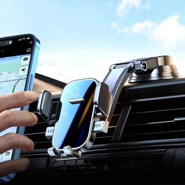 Alt view image 6 of 7 - Bks Car Phone Holder With 360 Rotation Suction Cup Durable ABS Mount Dashboard Navigation Smartphone Stand