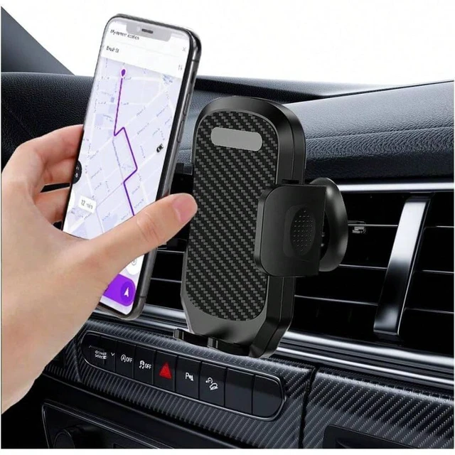 Main image of Bks Car Phone Holder Vent Mount Shockproof Universal Sedan Truck SUV with Metal Hook Clip 360