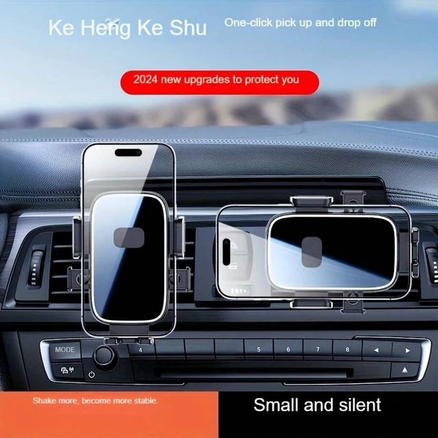 Alt view image 4 of 7 - Bks Car Phone Stand Upgraded Hands-Free Dashboard Holder Compatible With iPhone Android Rotatable