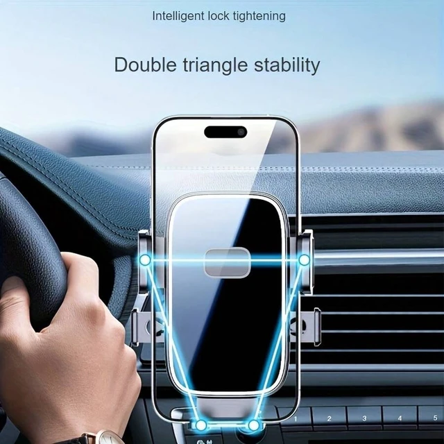 Alt view image 5 of 7 - Bks Car Phone Stand Upgraded Hands-Free Dashboard Holder Compatible With iPhone Android Rotatable
