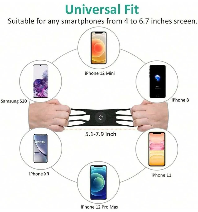Alt view image 2 of 7 - Bks Bike Phone Mount 360 Rotation Universal Silicone Holder Compatible iPhone Android Cell