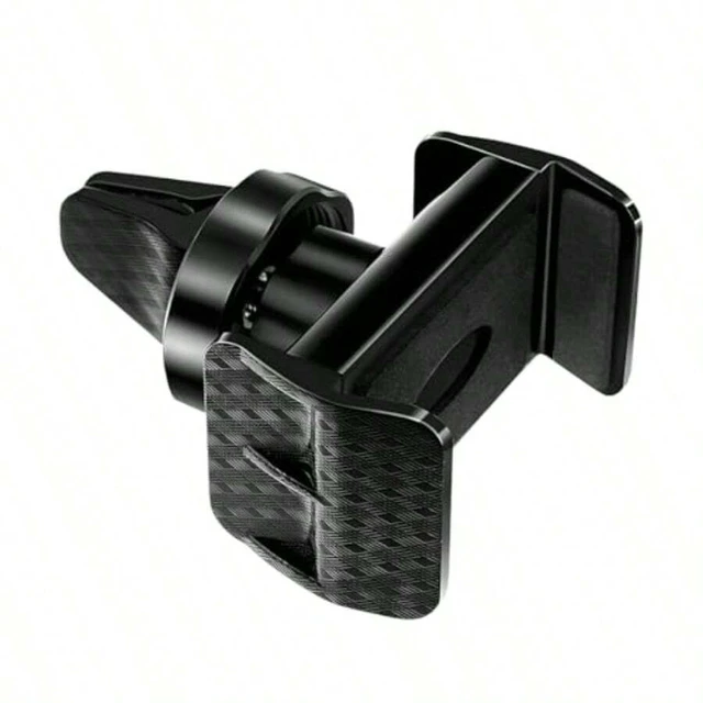 Alt view image 2 of 7 - Bks Adjustable Carbon Fiber Car Vent Phone Holder 360 Rotation Universal Smartphone Mount Stable Hands-Free Automotive Interior Cradle