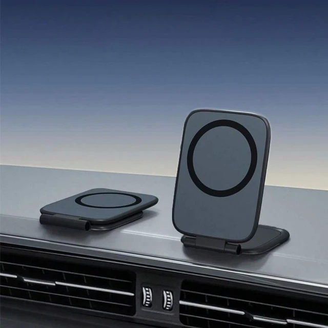 Main image of Bks Magnetic Car Phone Holder Ultra-Thin Portable Stand Landscape Portrait Adjustable Multifunctional Navigation Mount Seconds Adsorption