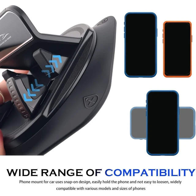 Alt view image 5 of 7 - Bks 360° Rotatable Car Phone Holder, Dashboard Suction Cup Mount, Adjustable Vertical & Horizontal Stand for iPhone Smartphones Fitness Equipment