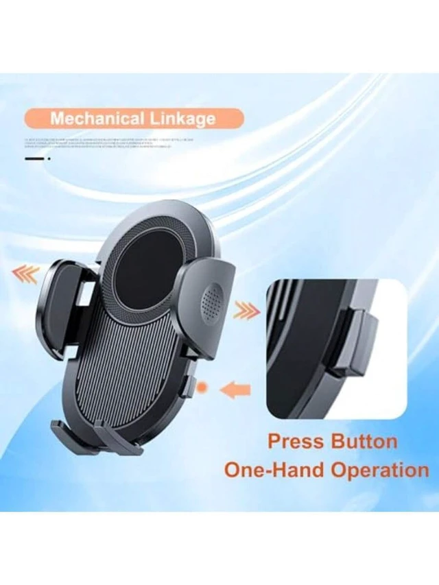 Alt view image 5 of 6 - Bks Round Air Vent Cell Phone Holder Mount For Mercedes Benz C300 GLC300 E S Class A B CLA GLA GLB GLK CLS 250 350 450 Sprinter EQB