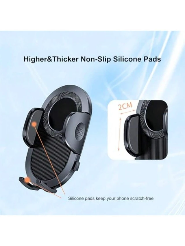 Alt view image 6 of 6 - Bks Round Air Vent Cell Phone Holder Mount For Mercedes Benz C300 GLC300 E S Class A B CLA GLA GLB GLK CLS 250 350 450 Sprinter EQB