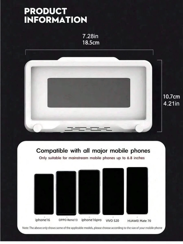 Alt view image 3 of 6 - Bks Waterproof Shower Phone Holder With 360 Rotation Touchscreen Mount for iPhone Android Bathroom Kitchen Wall Stand