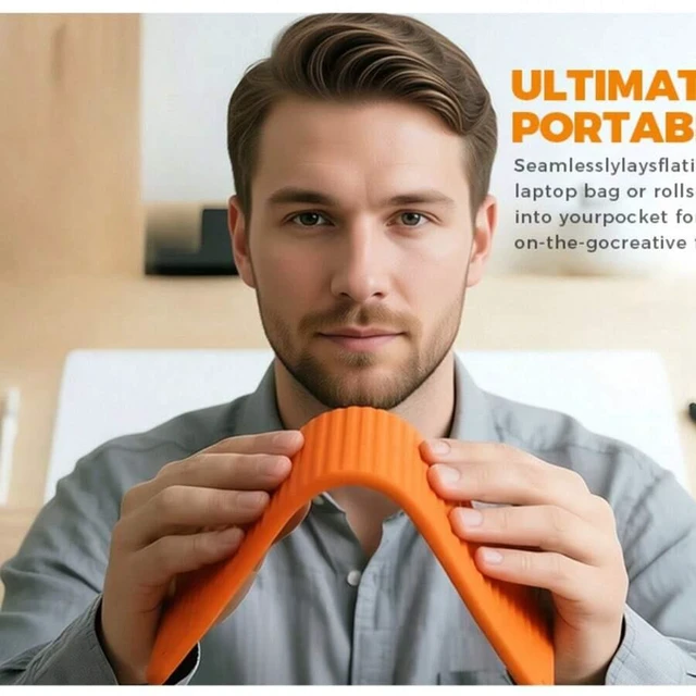 Alt view image 7 of 7 - Bks Flexible Silicone Phone Stand Desktop Holder for Mobile Tablet Creative Foldable Travel Universal Lazy Bracket
