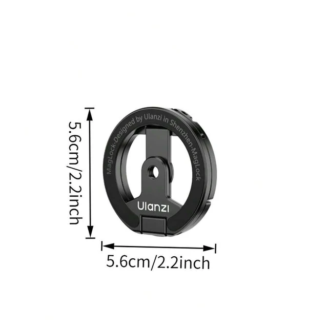 Alt view image 3 of 7 - Bks Portable Magnetic Phone Stand With Double-Sided Ring Base For Smartphones Tablets E-Readers Hands-Free Video Calls Gaming Reading