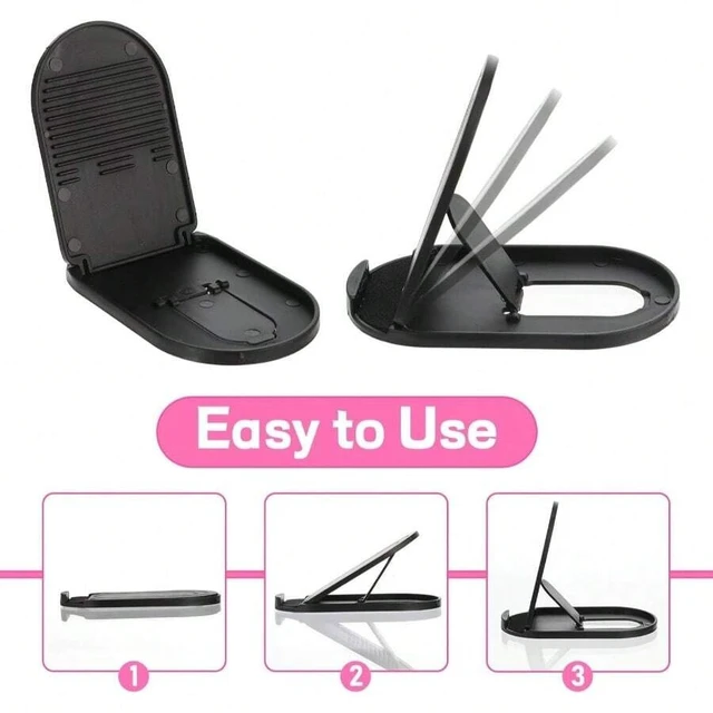 Alt view image 5 of 7 - Bks 6PCS Foldable Phone Stand Colorful Desk Holder Portable Travel Tablet Cellphone Accessories Versatile Adjustable