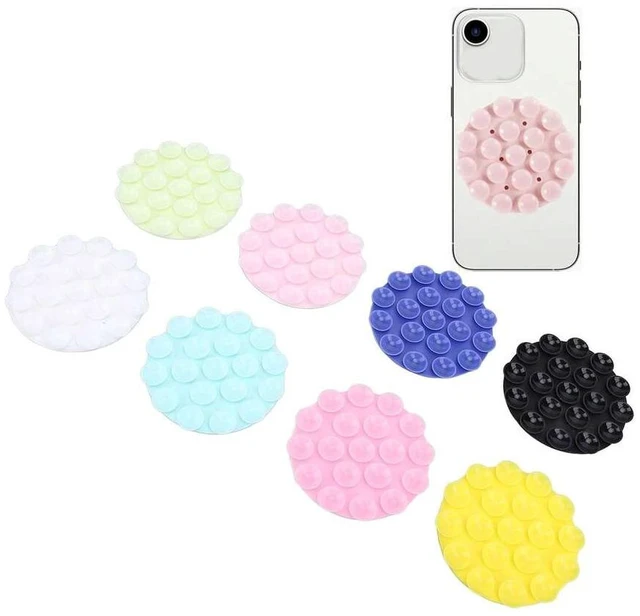 Alt view image 2 of 7 - Bks 1-Pack Silicone Suction Cup Adhesive Handle For Mobile Phones, Magnetic Phone Holder, Multi-Functional Sticky Stand Compatible With iPhone Android