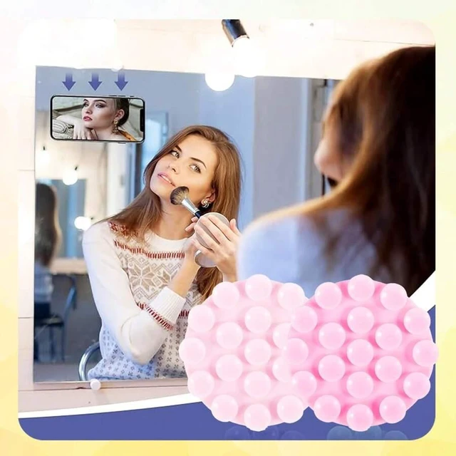 Alt view image 7 of 7 - Bks 1-Pack Silicone Suction Cup Adhesive Handle For Mobile Phones, Magnetic Phone Holder, Multi-Functional Sticky Stand Compatible With iPhone Android