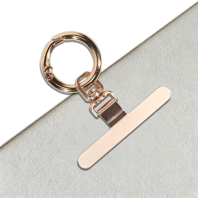 Alt view image 6 of 7 - Bks Rotatable Metal Phone Clip, Ultra-Thin Fixing Pad for Lanyard, Universal Smartphone Holder Stand, Durable Decorative Accessory