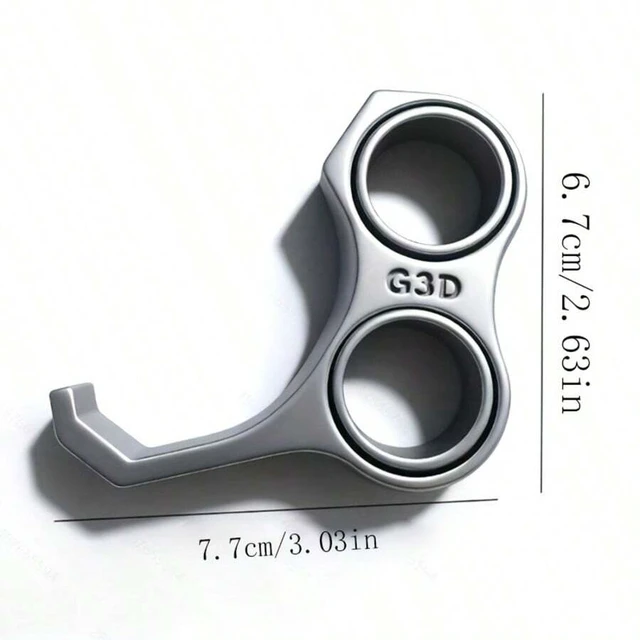 Alt view image 6 of 7 - Bks Minimalist Special-Shaped Phone Stand 2 Holders Finger Grip Reduce Pressure Compact Design Simple Accessories High-Quality Support For Gamers Texting