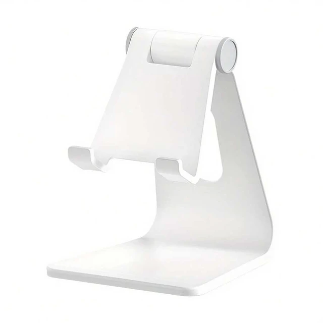 Main image of Bks Foldable Phone Stand With Clip Holder - Adjustable Desktop Cradle Dock For iPhone Samsung Switch All Phones