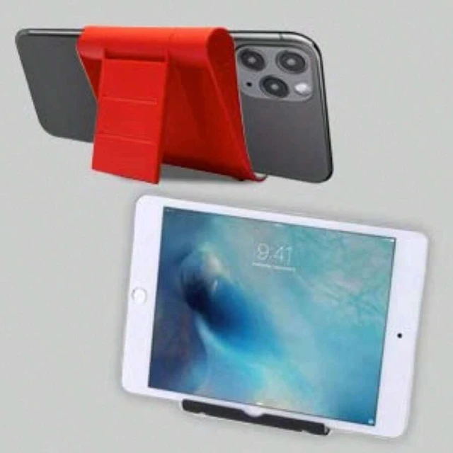 Alt view image 7 of 7 - Bks Adjustable Cell Phone Stand For Desk Portable Holder With 270 Rotation Silicone Base Green