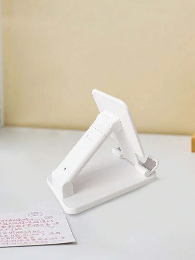 Alt view image 5 of 7 - Bks Foldable Adjustable Height Desk Phone Stand Portable Tabletop Holder Essential For Kitchen And Travel Compatible With All Smartphones