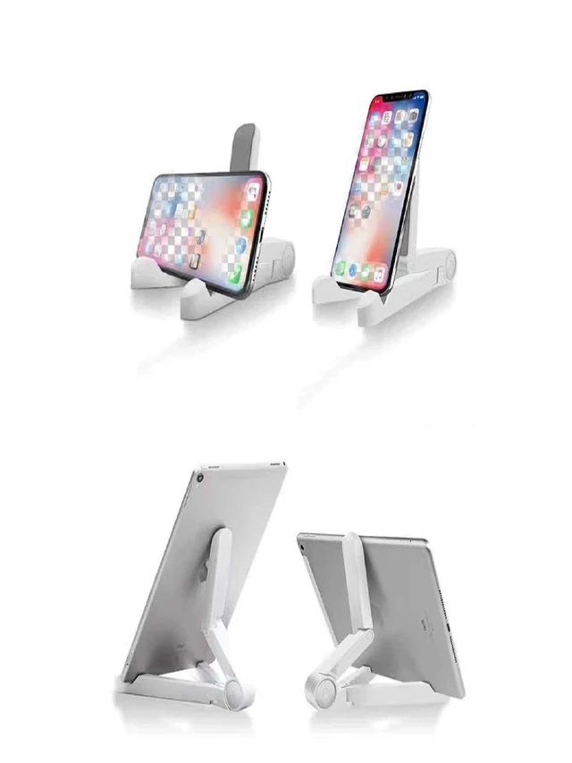 Alt view image 4 of 6 - Bks Universal Foldable Portable Stand For Tablets And Smartphones Compatible With iPhone Android Phone Gift For Birthday Family Friends
