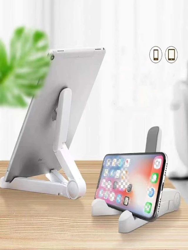Alt view image 5 of 6 - Bks Universal Foldable Portable Stand For Tablets And Smartphones Compatible With iPhone Android Phone Gift For Birthday Family Friends