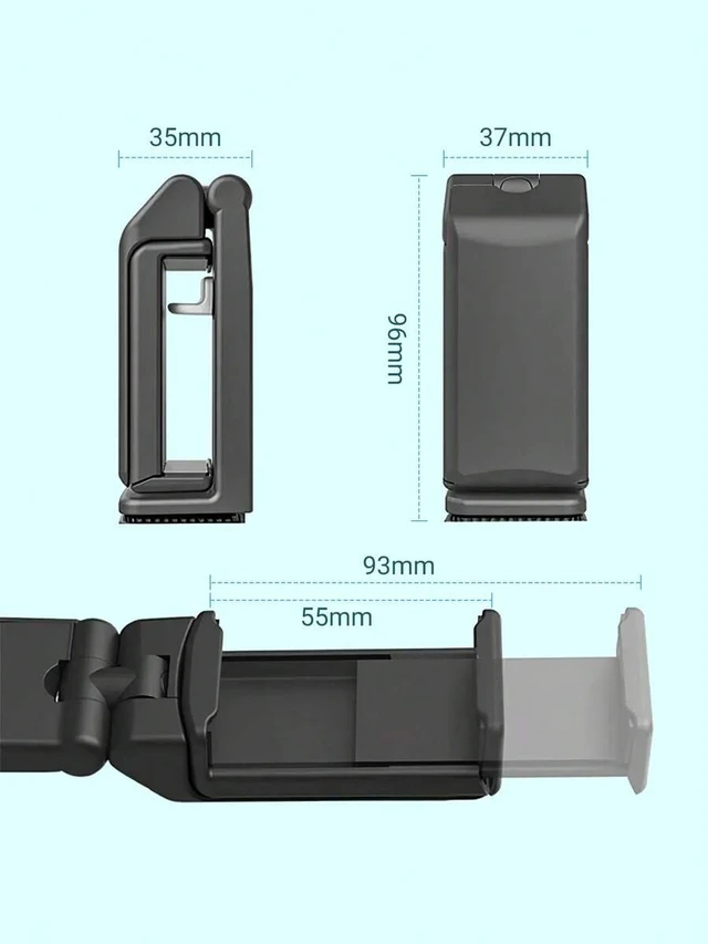 Alt view image 5 of 6 - Bks Foldable Cell Phone Stand Adjustable Multi-Angle Desktop Holder Universal Hands-Free Cradle For All Phones Tablets Smartphones