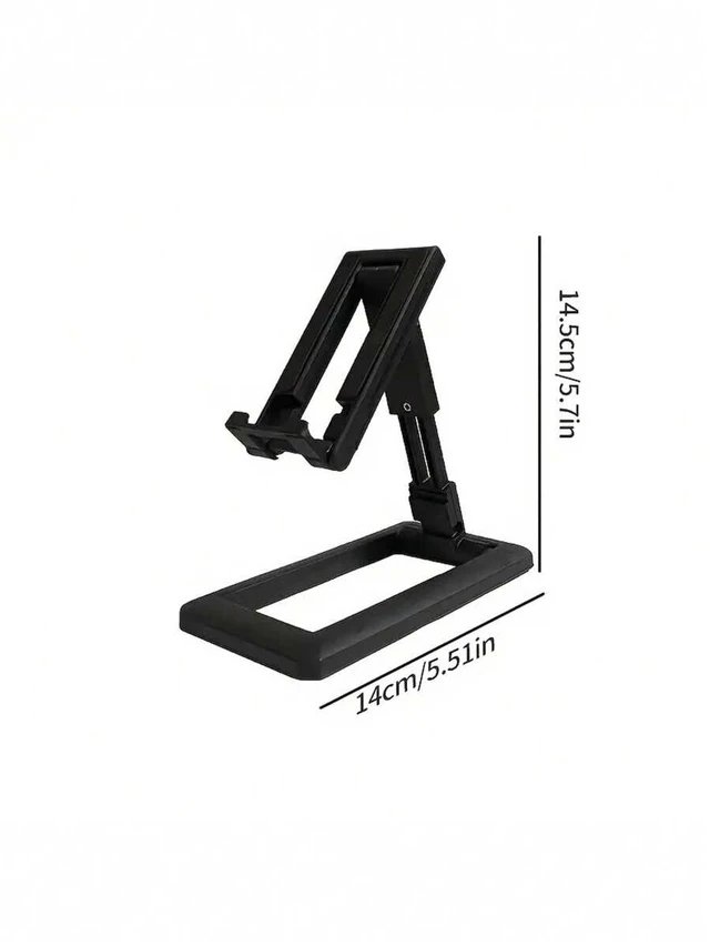 Alt view image 6 of 7 - Bks Slouchy Folding Phone Stand Height Adjustable Deformable Desktop Holder Compatible With iPhone Android Tablet