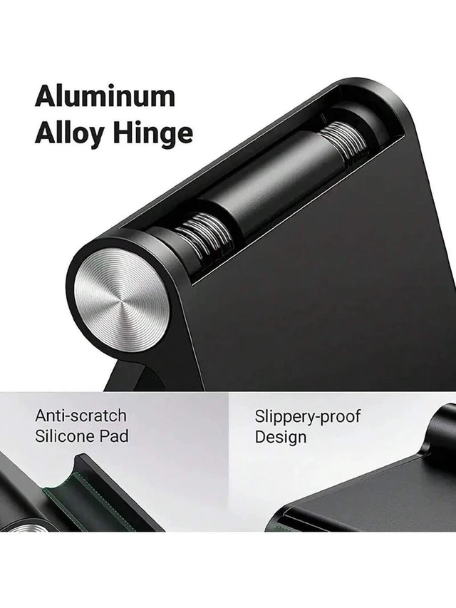 Alt view image 5 of 7 - Bks Plastic Creative Folding Phone Stand Desktop Tablet Holder Support Frame for Mobile Devices